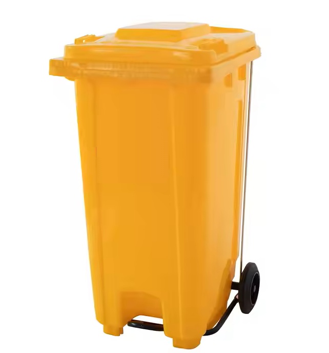 Thùng đạp chân 240 lít vàng